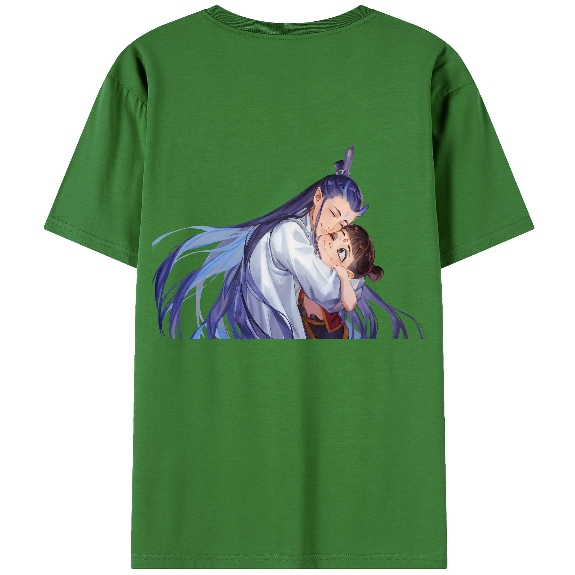 （画像用） Ne Zha 2 ナタ 魔童の大暴れ レディース半袖Tシャツ(バックプリント)
